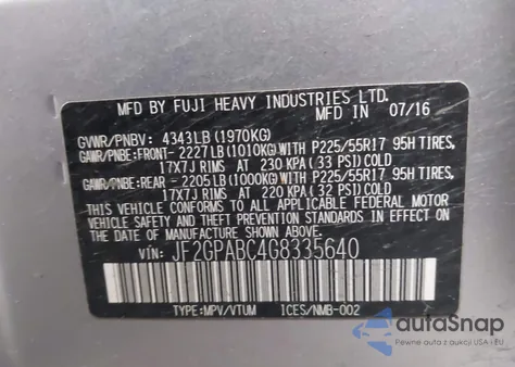 2021 Subaru Outback Premium from USA, damaged, VIN 4S4BTAFC8M3211471